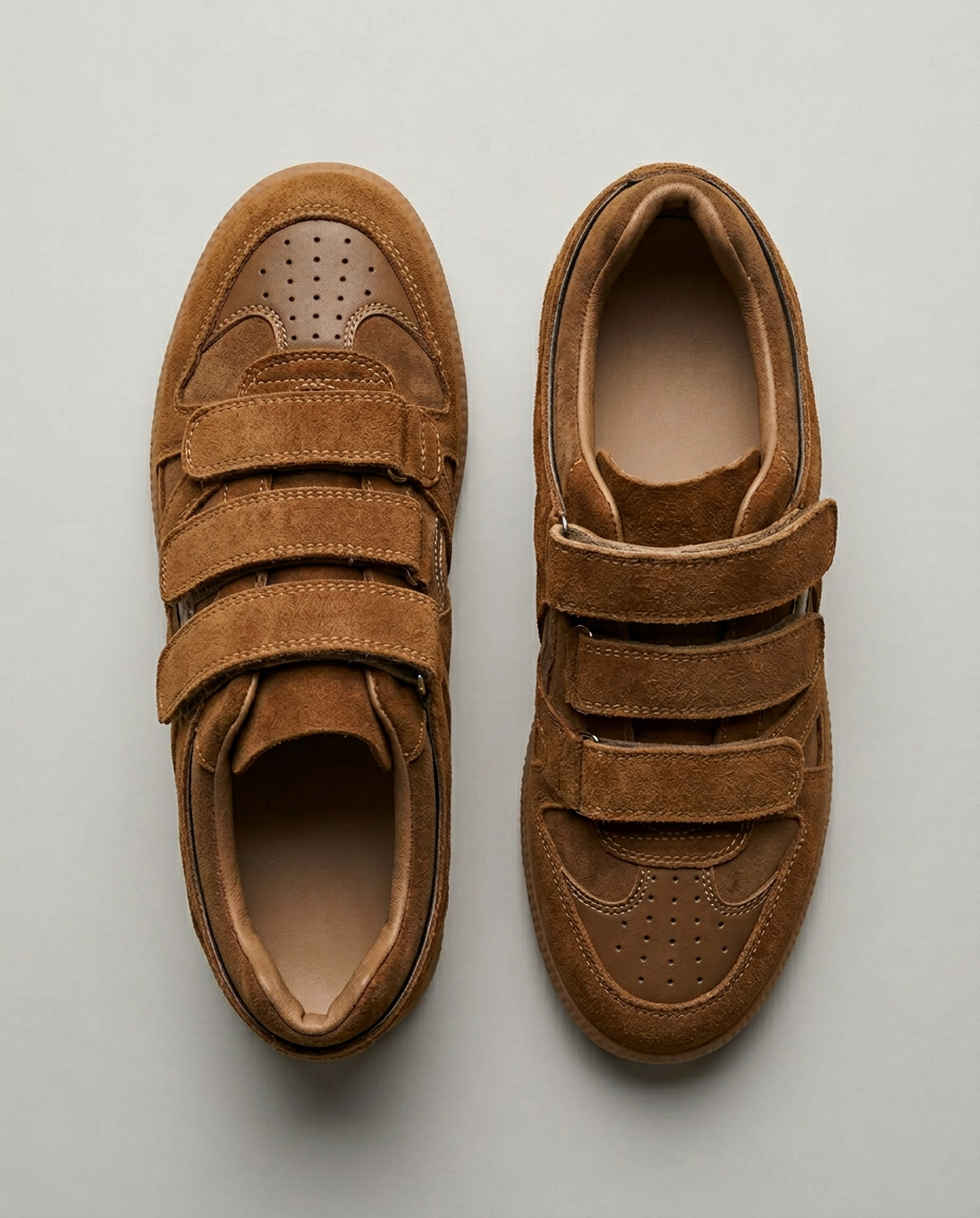 Casual Velcro Strap Sneakers
