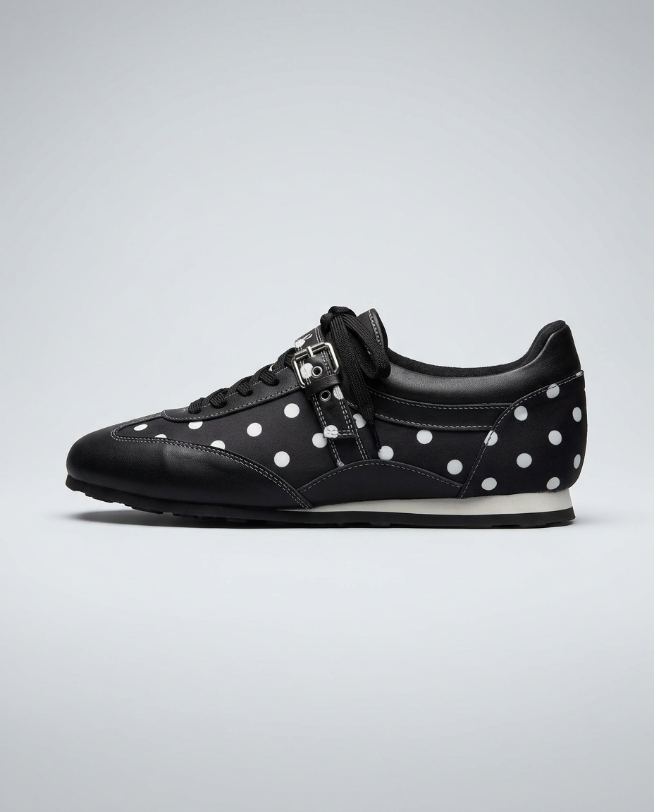Retro Polka Dot Training Shoes