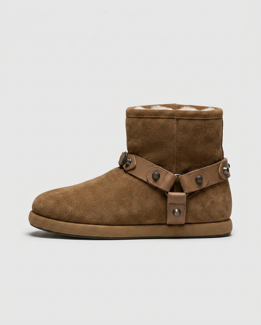 Studded Wool Boots
