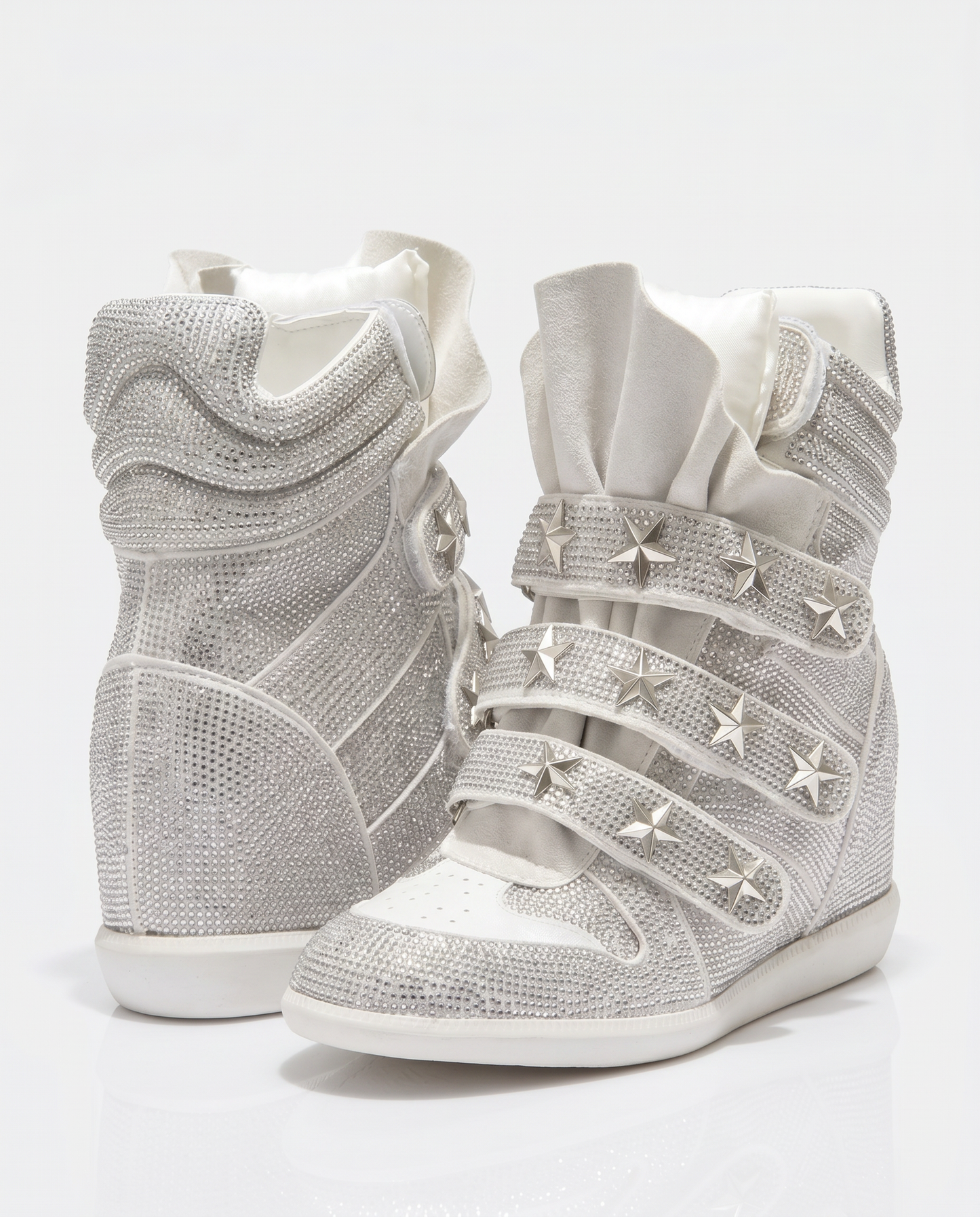 Sparkling Hidden Wedge Sneakers