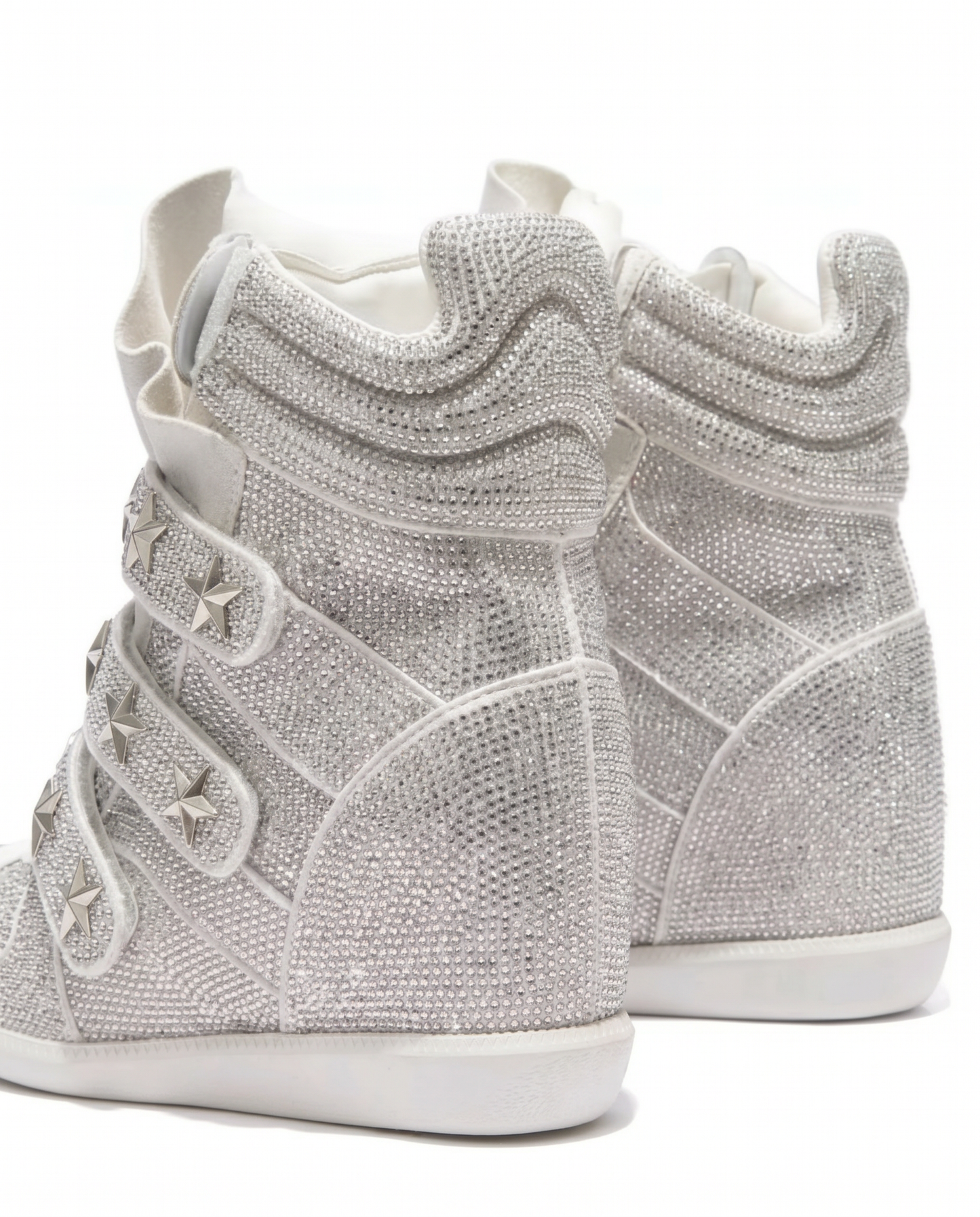 Sparkling Hidden Wedge Sneakers